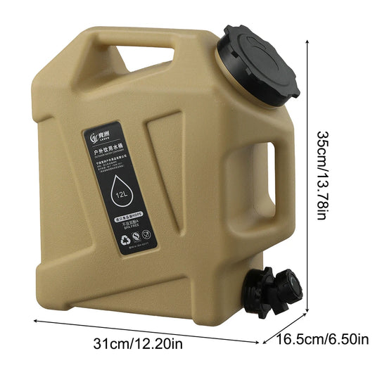 Leakproof Drinking Water Container With Spigot For Camping
