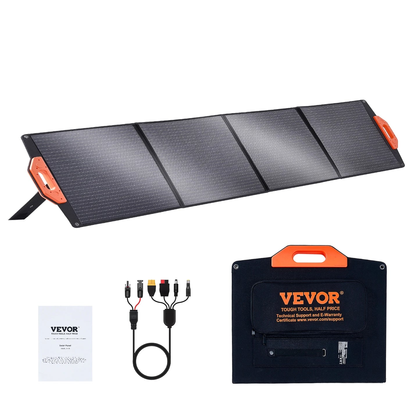 SucceBuy Portable Monocrystalline Solar Panel Foldable ETFE Charger 200W